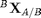 $^{B}{\mathbf X}_{A/B}$